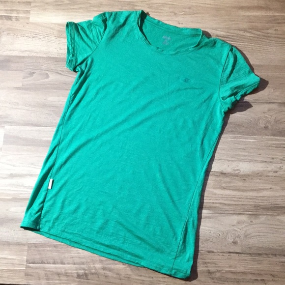 Icebreaker Tops - Icebreaker merino wool tee, green, sz M